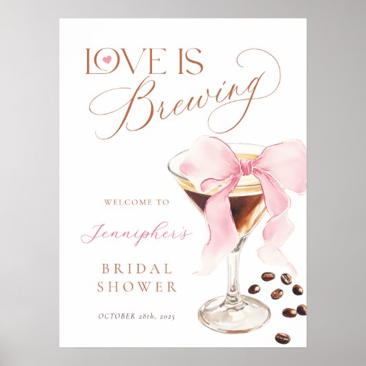 Coquette Coffee Poster (Digital Version Available) (Vorne)