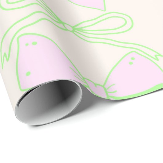 Coquette Coquette Bow Geschenkpapier (Rolleneckpunkt)