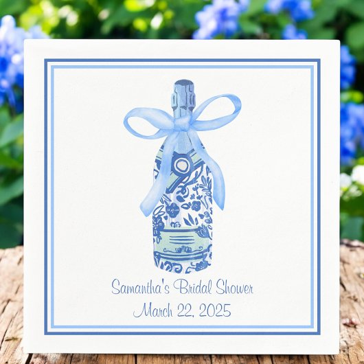 Coquette Coquette Champagne Flasche Brautparty Serviette