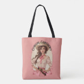 Coquette Cowgirl Western Fashion Portrait Tasche (Rückseite)