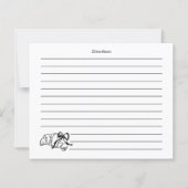 Coquette Croissant Recipe Card (Rückseite)