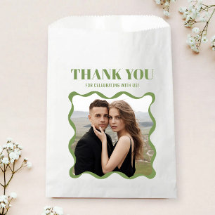 Coquette Curvy Ribbon Retro Hochzeit Geschenktütchen