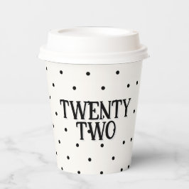 Coquette Diskothek Ball & Black Bow Chic Modernes  Pappbecher