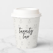 Coquette Diskothek Ball & Black Bow Race Geburtsta Pappbecher (Vorderseite)