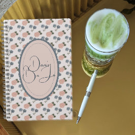 Coquette ditsch floral Bullet Journal Notizblock