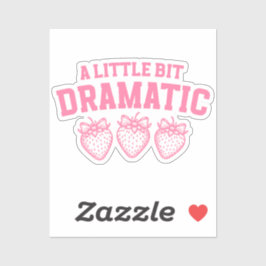 Coquette Dramatischer Sticker für Girly Girls