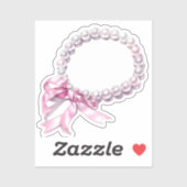 Coquette-Elemente für Wasserfarben Aufkleber (Blatt)