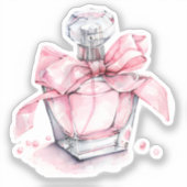 Coquette-Elemente für Wasserfarben Aufkleber (Vorderseite)