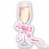 Coquette-Elemente für Wasserfarben Aufkleber (Vorderseite)