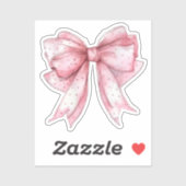 Coquette-Elemente für Wasserfarben Aufkleber (Blatt)