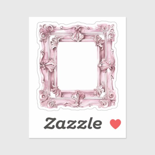 Coquette-Elemente für Wasserfarben Aufkleber (Blatt)