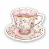 Coquette-Elemente für Wasserfarben Aufkleber (Vorderseite)