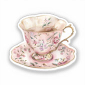 Coquette-Elemente für Wasserfarben Aufkleber (Vorderseite)