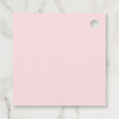 Coquette Erdbeer-Baby-Party Geschenkanhänger (Rückseite)