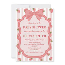 Coquette Erdbeere Berry Süße rosa Babyparty