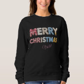 Coquette Faux Yarn Merry Christmas – Pastel Chunky Sweatshirt (Vorderseite)