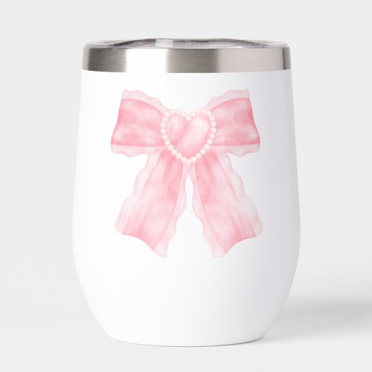 Coquette Feminine Pink Bow (Rückseite)