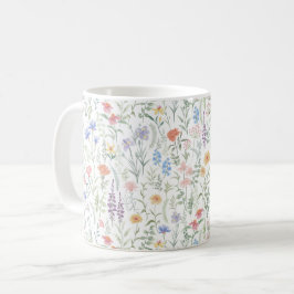 Coquette Feminine Wildblume Wiese Kaffeetasse