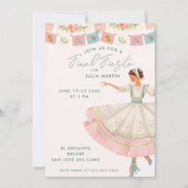 Coquette Final Fiesta Bachelorette Invitation Einladung