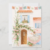 Coquette Final Fiesta Bachelorette Invitation Einladung (Rückseite)