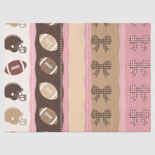 Coquette Football Bows Leopard Muster (10) Seidenpapier