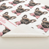 Coquette Frenchie Costumizable Name Sherpadecke (3/4)