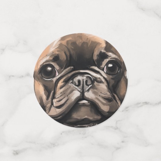 Coquette Frenchie Konfetti (Klein Vorderseite)