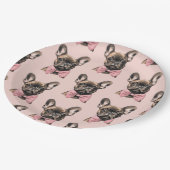 Coquette Frenchie Pappteller (Schrägansicht)