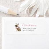 Coquette Frenchie, Pariser Adressetikett (Insitu)