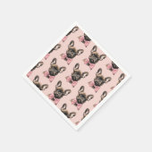 Coquette Frenchie Serviette (Ecke)