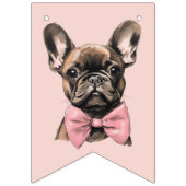 Coquette Frenchie Wimpelkette (Dritte Fahne)