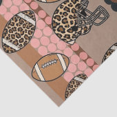 Coquette-Fußball schneidet Leopard-Muster (3) Seidenpapier (Detail)