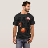 Coquette Game Day Basketball Mama Basketball S T-Shirt (Vorne ganz)