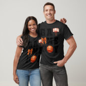 Coquette Game Day Basketball Mama Basketball S T-Shirt (Unisex)