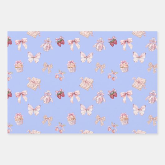 Coquette Geschenkpapier Set (Vorderseite 3)