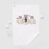 Coquette Gespenster mit einem klassischen T - Shir Golfhandtuch (Insitu)