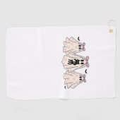 Coquette Gespenster mit einem klassischen T - Shir Golfhandtuch (Horizontal)