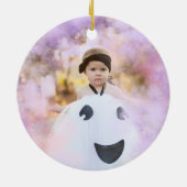 Coquette Ghost Erste Halloween Foto Ornament (Hinten)