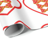 Coquette Girl Geschenkpapier (Rolleneckpunkt)