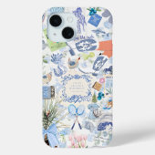 Coquette Girl Preppy Collage, Handy Case (Rückseite)