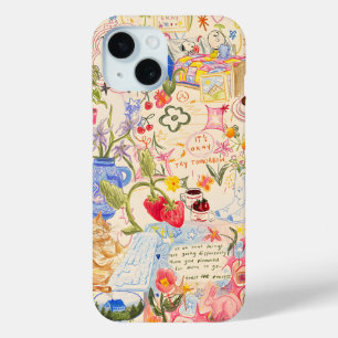 Coquette Girl Preppy Collage, Handy Case