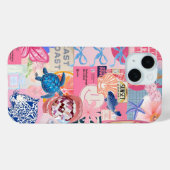 Coquette Girl Preppy Collage, Handy Case (Rückseite (Horizontal))