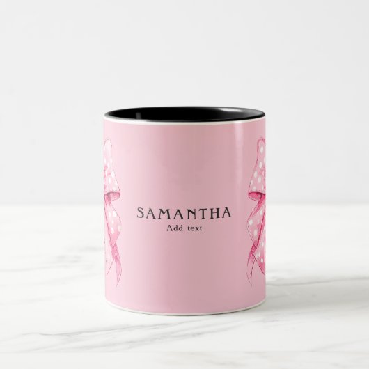 Coquette Girly Cappella Carrà Zweifarbige Tasse (Mittel)