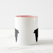 Coquette Goat Zweifarbige Tasse (Mittel)