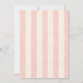 Coquette Goose 1st Birthday Einladung (Rückseite)