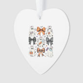 Coquette Halloween Ghost Nurse Classic T-Shirt Ornament (Vorderseite)