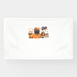 Coquette Halloween Niedlich Cat Pumpkin Football F Banner