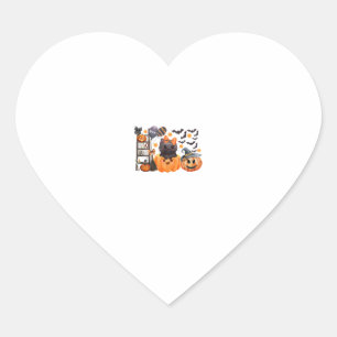 Coquette Halloween Niedliche Katzenbäume Pumpkin S Herz-Aufkleber