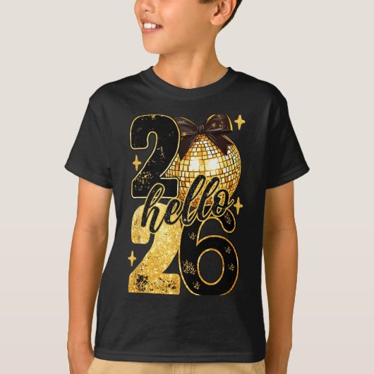 Coquette Happy New Year Party 2026 Family Women Gi T-Shirt (Vorderseite)