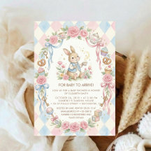 Coquette-Häschen-Baby-Party Blush Rosa